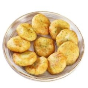 嵩海生鲜 海苔虾饼 海苔虾饼500g*1包22只 赠番茄酱