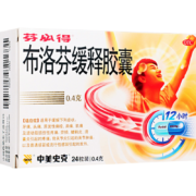 芬必得 布洛芬缓释胶囊 0.4g*24粒