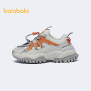 balabala 巴拉巴拉 童鞋男童休闲运动鞋 灰色调00322 两色