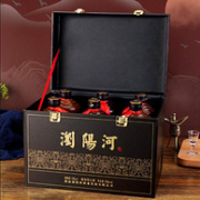 浏阳河 康乾盛世 53度酱香型白酒500mL*6瓶 仿皮礼盒装