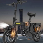 20点开始、再补券：PALLA 新大洲 新国标折叠电动车 TDT109Z 80km 八重减震 8A