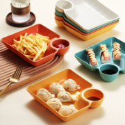 天降福利：饺子盘带醋碟