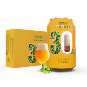 PLUS会员: 轩博 3.0 小麦白啤 精酿啤酒 330ml*24听 整箱装 德系工艺