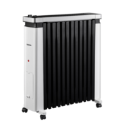 东芝（TOSHIBA）电油汀取暖器 家用电暖器  2200W大功率立体制热卧室油酊烘干衣物RH-221221SCN(W)