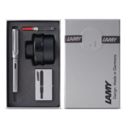 凌美(LAMY)钢笔 AL-star恒星系列 银色大礼盒含墨水+吸墨器+墨胆 银灰色EF尖 德国进口 送礼礼物