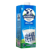 德运（Devondale）澳大利亚进口 德运 Devondale 纯牛奶 全脂1L*2盒