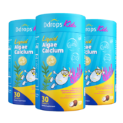 双11预售、PLUS会员：Ddrops 滴卓思 儿童钙镁锌有机柠檬酸钙 30条*3罐装