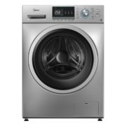 美的（Midea）滚筒洗衣机全自动 QY1 巴氏除菌洗 变频电机 高温筒自洁 简约触控 简尚系列 10公斤 MG100QY1