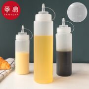 番易 挤酱瓶拉酱果酱家用挤酱壶酱汁瓶尖嘴挤压瓶番茄酱沙油壶调料瓶 360ml 1个