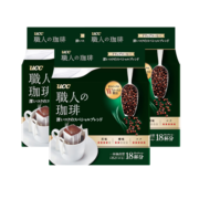 悠诗诗（UCC）职人挂耳滴滤式咖啡粉(深厚浓郁) 7g*16p/袋*3袋