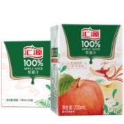 汇源 100%苹果汁无添加纯果汁200ml*24盒+凑单品