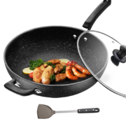 需凑单：SUPOR 苏泊尔 炒锅 麦饭石色不粘锅 EC32SP02 直径32cm（适用3-5人）
