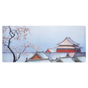 博物文创宫国风鼠标垫大号秋冬紫禁城办公游戏电脑键盘垫生日礼物圣诞节 瑞雪映皇城