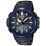 卡西欧（CASIO）手表 PROTREK 太阳能电波户外指南针运动男士手表 PRW-6100YT-1B