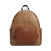 蔻驰（COACH）女士中号双肩包卡其色/棕色5671IME74