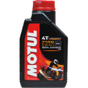 摩特(MOTUL)全合成四冲程摩托车机油7100 4T 5W-40 SN 1L/桶欧洲进口
