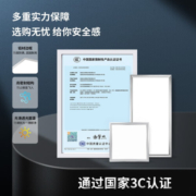 雷士（NVC）LED厨房集成吊顶灯 卫生间浴室扣板灯 吸顶节能 平板面板灯 【强推款】雾银20瓦正白光