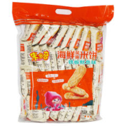 MIDUOQI 米多奇 海鲜风味米饼岩烧海苔铁板鱿鱼660g雪饼零食品大礼包装