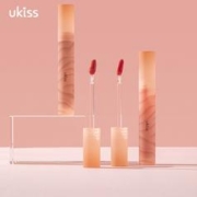 拍2件反3猫卡 UKISS水唇露水雾唇釉1支*2