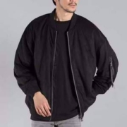 LANVIN en Bleu 浪凡蓝标 男士MA-1飞行员夹克236255