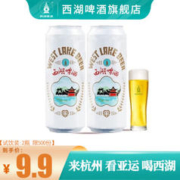 西湖 黄啤10°P 500ml*2听 试饮装