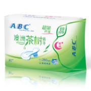 ABC 茶树系列 纤薄 瞬爽棉柔表层 夜用卫生巾 280mm