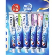 20点开始、PLUS会员：Crest 佳洁士 3D炫白牙膏 180g*6