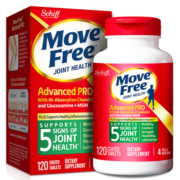 Move Free益节专利软骨素金装氨糖120粒