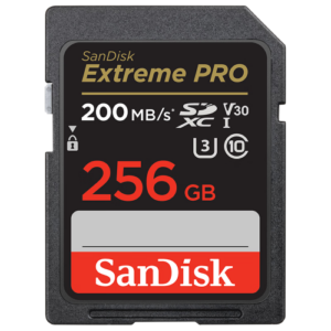 闪迪sandisk256gbsd存储卡u3c10v304k至尊超极速版数码相机内存卡读速