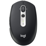 罗技（Logitech）M585无线蓝牙鼠标 办公家用笔记本鼠标 优联双模多设备跨屏带2.4G接收器 M585石墨黑