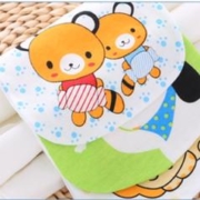 南极人 婴儿吸汗巾 动物园 5条装