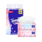 需首购，需弹卷：Tempo 得宝 抽纸 樱花味4层加厚90抽*4包