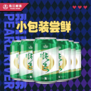 京东PLUS：珠江啤酒 纯生啤酒 330ml*6听