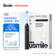 usmile Y10 电动牙刷 曜黑色 刷头*2