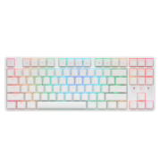 iROK 艾石头 FE87S 87键位 冰蓝色背光机械键盘 白色 红轴