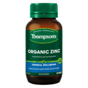 汤普森Thompson's 高浓度补锌片80粒/瓶 葡萄糖酸锌片成人男性备孕105mg 1日1粒澳洲进口