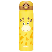 膳魔师(THERMOS) 保温杯保冷杯长颈鹿宝宝500ml 不锈钢车载水杯壶旅行便携男女学生杯子生日礼物JNR-500-GRF