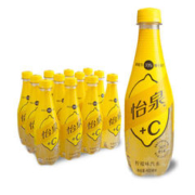 Schweppes 怡泉 可口可乐怡泉 Schweppes +C 柠檬味汽水 碳酸饮料 400ml*12瓶整箱装