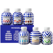 WONDERLAB代餐营养奶昔 小胖瓶奶昔 3重蛋白 营养奶昔 早餐代餐粉 75g*6瓶