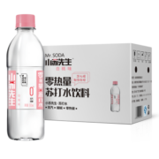 小苏先生 苏打水无糖饮料白桃味无汽弱碱0热量饮品饮用水360ml*12瓶整箱装