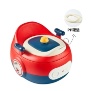 日康（rikang）儿童马桶 宝宝座便器婴儿便盆  新升级PP硬垫三合一功能 X2004-3 红色硬垫