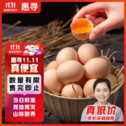 惠寻 京东自有品牌 新鲜谷物喂养柴鸡蛋4枚装初生蛋140g