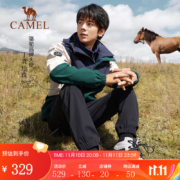 PLUS会员：丁真同款，Camel 骆驼 熊猫系列 男女单层硬壳户外三防冲锋衣+凑单T恤