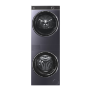 双11预售，PLUS会员：Haier 海尔 叠黛和美 H2 超薄平嵌 10KG 精华洗2.0洗衣机+3D透视烘干双擎热泵烘干机 洗烘套装