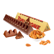 三角（Toblerone）瑞士牛奶巧克力含蜂蜜及巴旦木糖100g六一儿童节礼物零食生日礼物