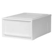 爱丽思密闭容器环保塑料收纳抽屉整理箱 BC450S 白色 35*45*18cm4 只装
