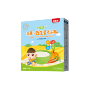 贝因美（Beingmate）婴儿含铁米粉 宝宝辅食 全能优+胡萝卜蔬菜果蔬米糊325g
