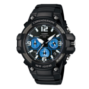 卡西欧（CASIO）手表男士大众指针时尚休闲防水运动学生电子日韩表MCW-100H-1A2