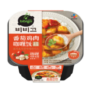 概率券、plus会员：bibigo 必品阁 自热米饭 番茄鸡肉咖喱饭250g