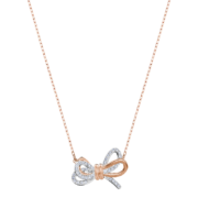 京东百亿补贴：SWAROVSKI 施华洛世奇 Lifelong Bow系列 蝴蝶结项链 40cm 5440636